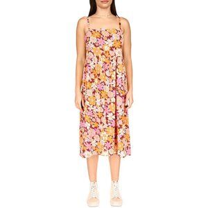 Sanctuary Women's Day In The Park Midi Dress Multi Color B4HP $169